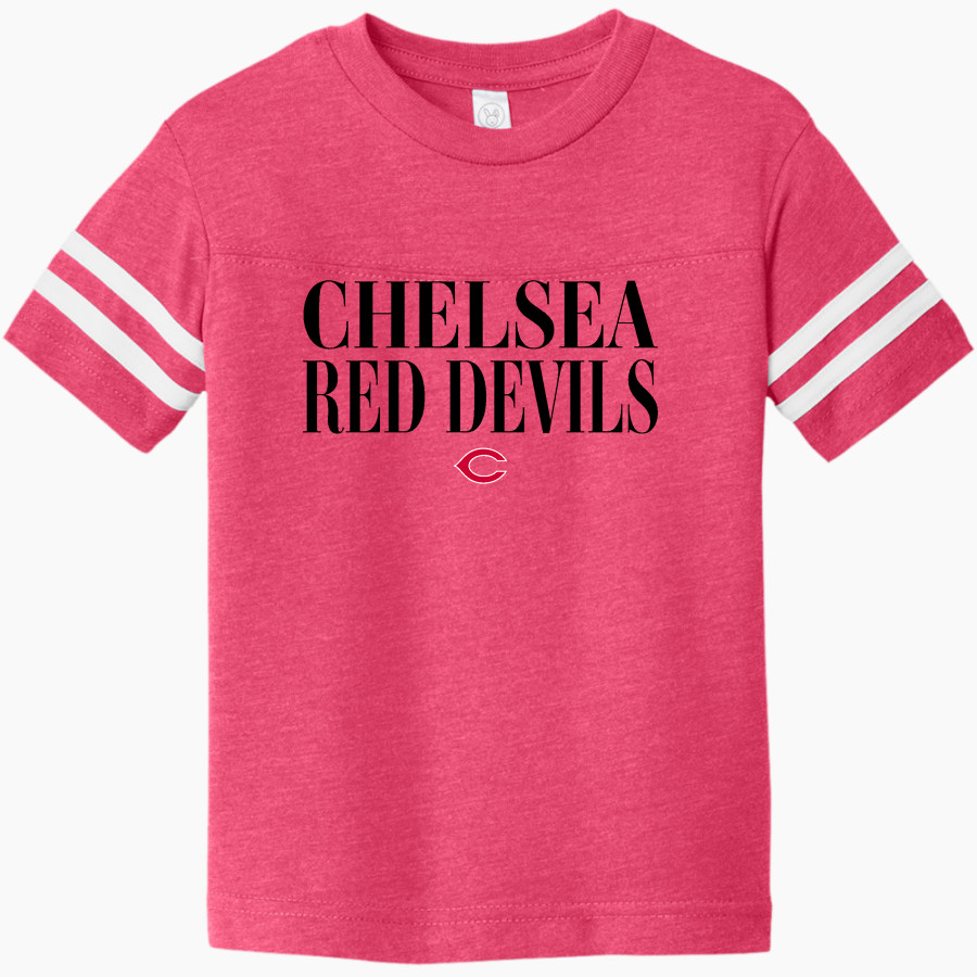Chelsea Red Devils <span class="pdp-name-mascot">Chelsea Red Devils</span> Rabbit Skins Toddler Football Fine Jersey T-Shirt
