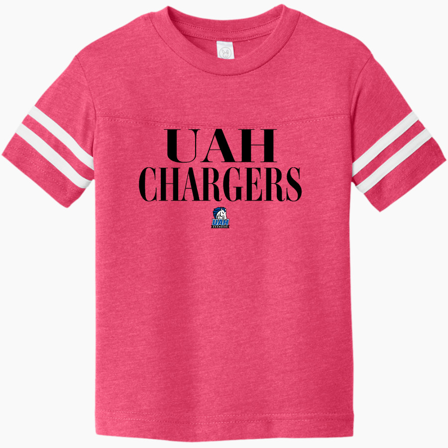 UAH Chargers <span class="pdp-name-mascot">University of Alabama Chargers</span> Rabbit Skins Toddler Football Fine Jersey T-Shirt