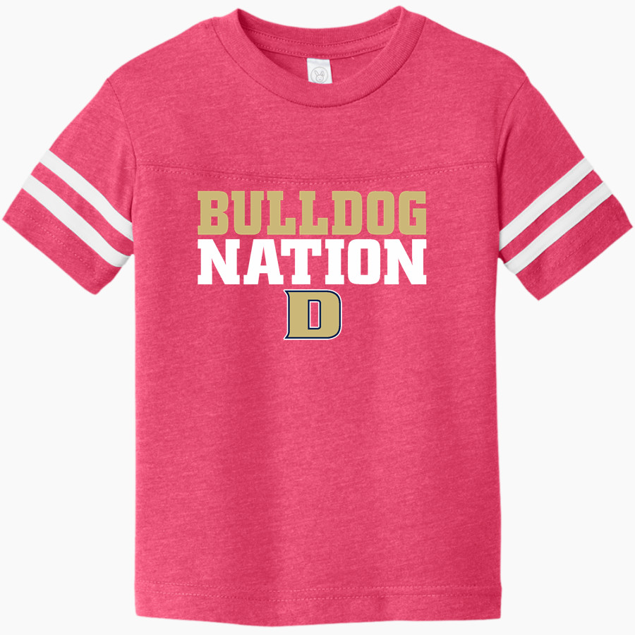 DECATUR HIGH SCHOOL BULLDOGS <span class="pdp-name-mascot">DECATUR BULLDOGS</span> Rabbit Skins Toddler Football Fine Jersey T-Shirt