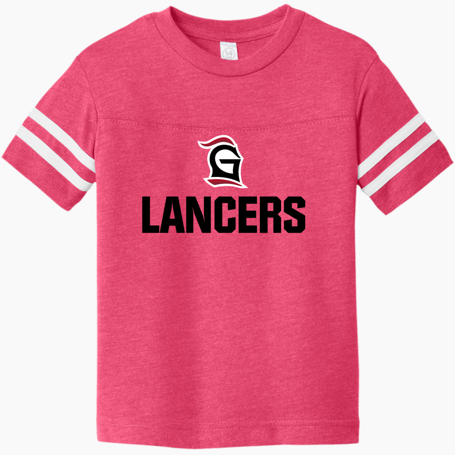 Grace College Lancers <span class="pdp-name-mascot">Grace College Lancers</span> Rabbit Skins Toddler Football Fine Jersey T-Shirt