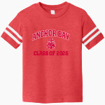 Anchor Bay Tars Tars <span class="pdp-name-mascot">Anchor Bay Tars</span> Rabbit Skins Toddler Football Fine Jersey T-Shirt Front Thumbnail