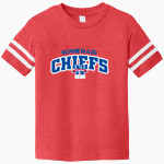 Nonnewaug Chiefs <span class="pdp-name-mascot">Nonnewaug Chiefs</span> Rabbit Skins Toddler Football Fine Jersey T-Shirt Front Thumbnail