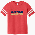 Bishop Noll Warriors Rabbit Skins Toddler Football Fine Jersey T-Shirt Front Thumbnail