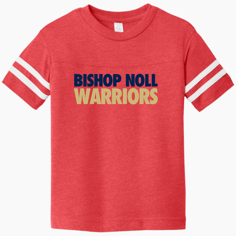 Bishop Noll Warriors Rabbit Skins Toddler Football Fine Jersey T-Shirt
