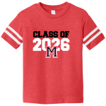 MARICOPA HIGH SCHOOL RAMS <span class="pdp-name-mascot">MARICOPA RAMS</span> Rabbit Skins Toddler Football Fine Jersey T-Shirt Front Thumbnail