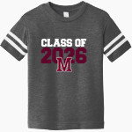 MILLIS HIGH SCHOOL MOHAWKS <span class="pdp-name-mascot">MILLIS MOHAWKS</span> Rabbit Skins Toddler Football Fine Jersey T-Shirt Front Thumbnail