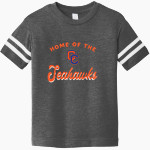 Cape Coral Seahawks <span class="pdp-name-mascot">Cape Coral Seahawks</span> Rabbit Skins Toddler Football Fine Jersey T-Shirt Front Thumbnail