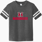 Marshall Mavericks <span class="pdp-name-mascot">Marshall Mavericks</span> Rabbit Skins Toddler Football Fine Jersey T-Shirt Front Thumbnail