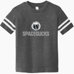 Wildlands Spaceducks Rabbit Skins Toddler Football Fine Jersey T-Shirt Front Thumbnail