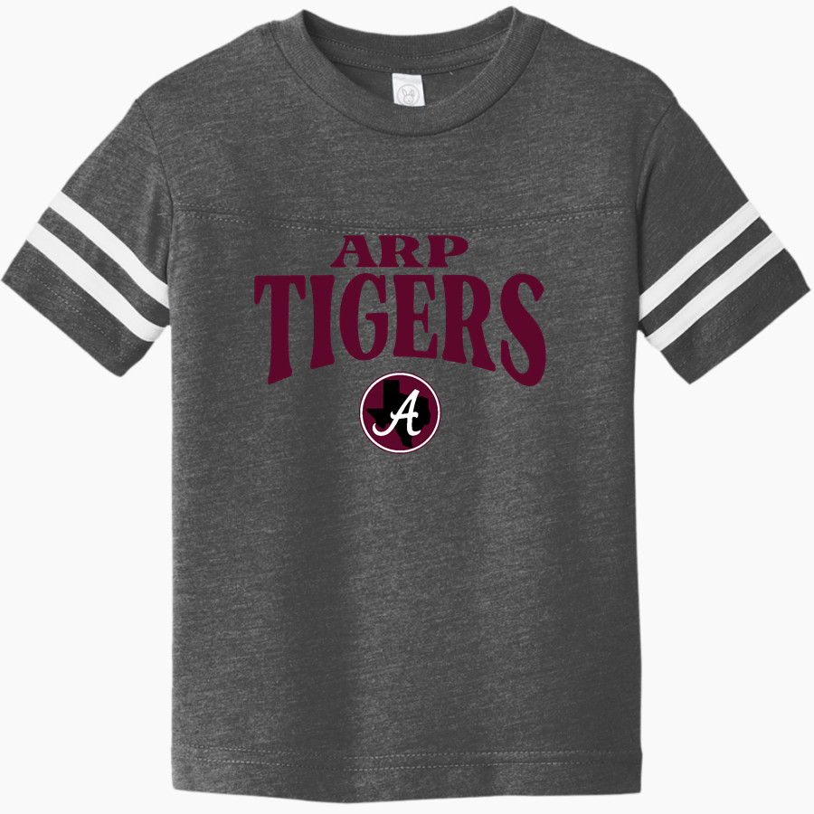 ARP HIGH SCHOOL TIGERS Rabbit Skins Toddler Football Fine Jersey T-Shirt