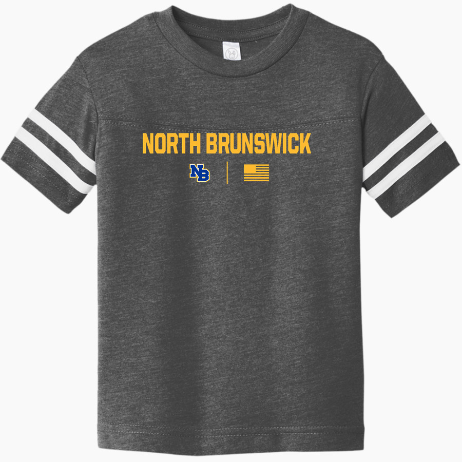 North Brunswick Raiders <span class="pdp-name-mascot">North Brunswick Raiders</span> Rabbit Skins Toddler Football Fine Jersey T-Shirt