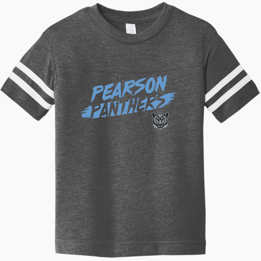 Pearson Panthers <span class="pdp-name-mascot">Pearson School Panthers</span> Rabbit Skins Toddler Football Fine Jersey T-Shirt