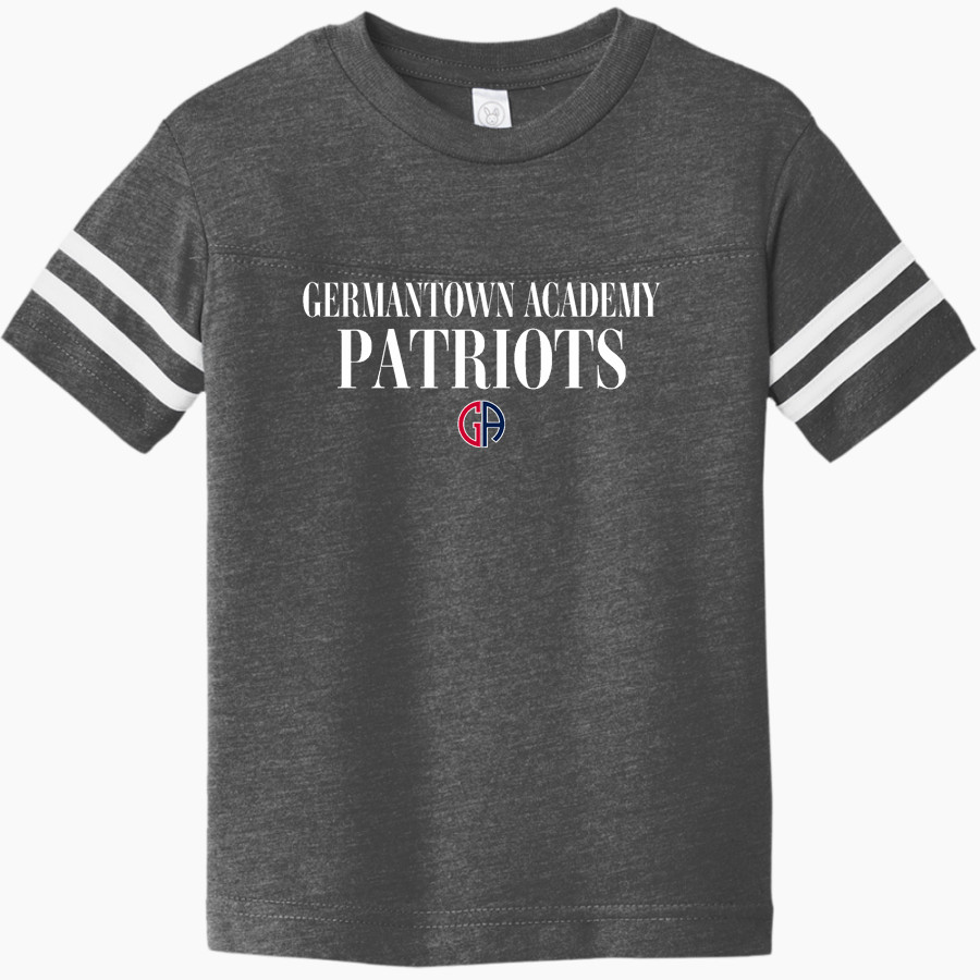 Germantown Academy Patriots <span class="pdp-name-mascot">Germantown Academy Patriots</span> Rabbit Skins Toddler Football Fine Jersey T-Shirt