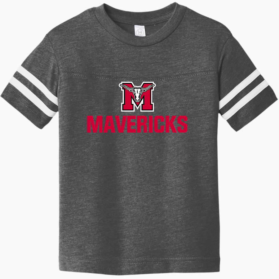 Marshall Mavericks <span class="pdp-name-mascot">Marshall Mavericks</span> Rabbit Skins Toddler Football Fine Jersey T-Shirt