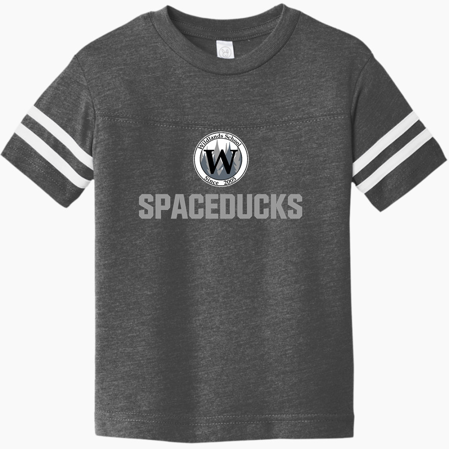 Wildlands Spaceducks Rabbit Skins Toddler Football Fine Jersey T-Shirt