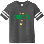 Prince Chapman Chargers <span class="pdp-name-mascot">Prince Chapman Academy Chargers</span> Rabbit Skins Toddler Football Fine Jersey T-Shirt Front Thumbnail