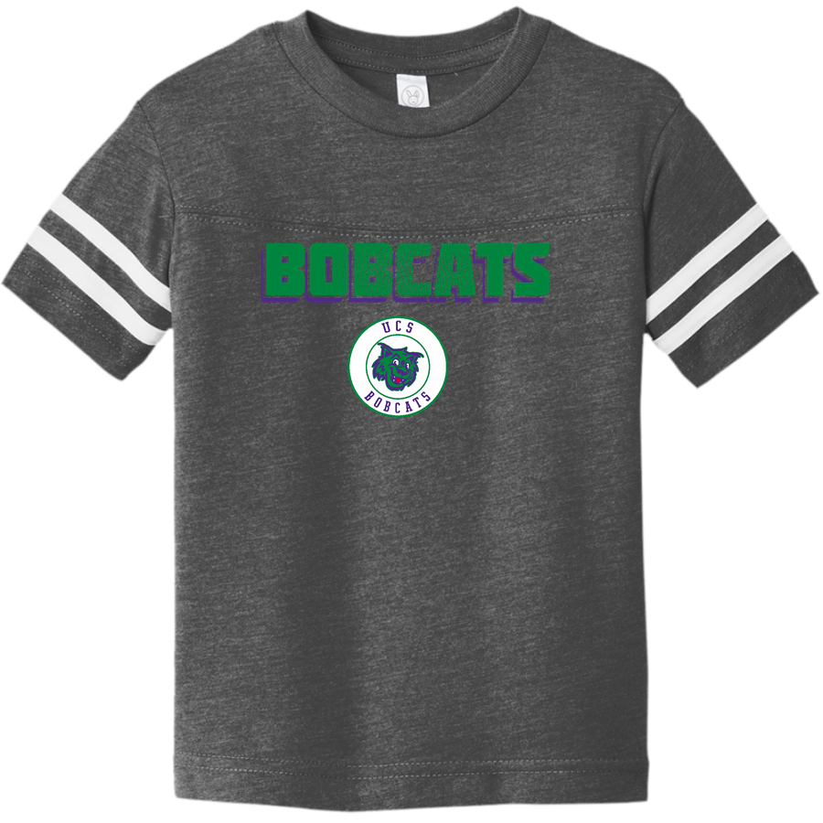 UCS Bobcats <span class="pdp-name-mascot">Underhill Central School Bobcats</span> Rabbit Skins Toddler Football Fine Jersey T-Shirt