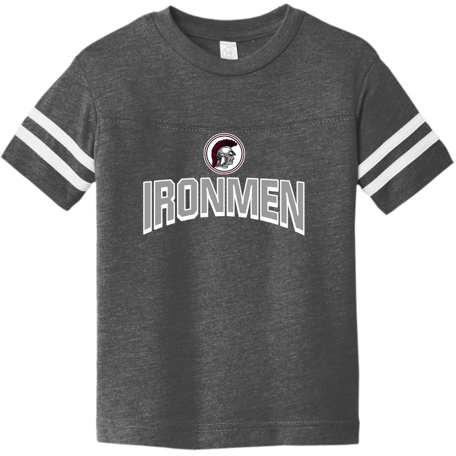 NOWATA HIGH SCHOOL IRONMEN <span class="pdp-name-mascot">NOWATA IRONMEN</span> Rabbit Skins Toddler Football Fine Jersey T-Shirt