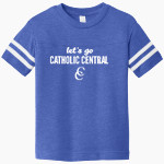 Catholic Central toppers <span class="pdp-name-mascot">Catholic Central Hilltoppers</span> Rabbit Skins Toddler Football Fine Jersey T-Shirt Front Thumbnail