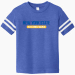 New York State Athletic Trainers' Association <span class="pdp-name-mascot">New York State Athletic Trainers' Association</span> Rabbit Skins Toddler Football Fine Jersey T-Shirt Front Thumbnail