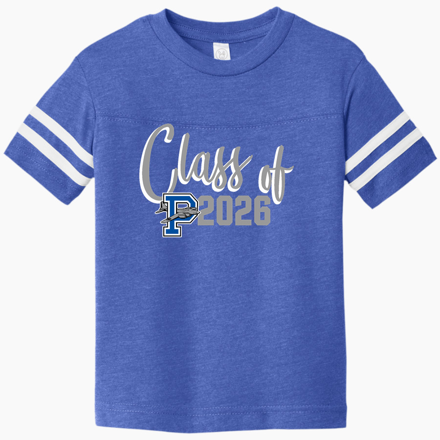 Palmerton Area Blue Bombers Rabbit Skins Toddler Football Fine Jersey T-Shirt