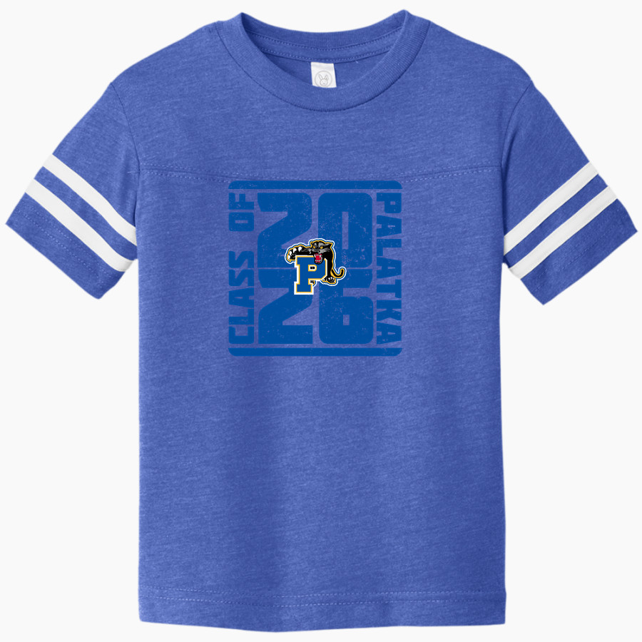 PALATKA HIGH SCHOOL PANTHERS <span class="pdp-name-mascot">PALATKA PANTHERS</span> Rabbit Skins Toddler Football Fine Jersey T-Shirt