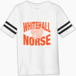 Whitehall Norse Rabbit Skins Toddler Football Fine Jersey T-Shirt Front Thumbnail