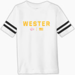 Wester Wildcats Rabbit Skins Toddler Football Fine Jersey T-Shirt Front Thumbnail