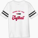 Fire Fastpitch Softball Rabbit Skins Toddler Football Fine Jersey T-Shirt Front Thumbnail