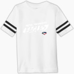 Model Secondary School for the Deaf Eagles Rabbit Skins Toddler Football Fine Jersey T-Shirt Front Thumbnail