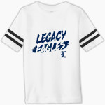 Legacy Eagles Rabbit Skins Toddler Football Fine Jersey T-Shirt Front Thumbnail