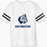 Northwestern Wildcats Rabbit Skins Toddler Football Fine Jersey T-Shirt Front Thumbnail