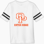 ORANGE PARK HIGH SCHOOL RAIDERS Rabbit Skins Toddler Football Fine Jersey T-Shirt Front Thumbnail