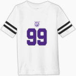 MILFORD CENTRAL SCHOOL WILDCATS Rabbit Skins Toddler Football Fine Jersey T-Shirt Front Thumbnail