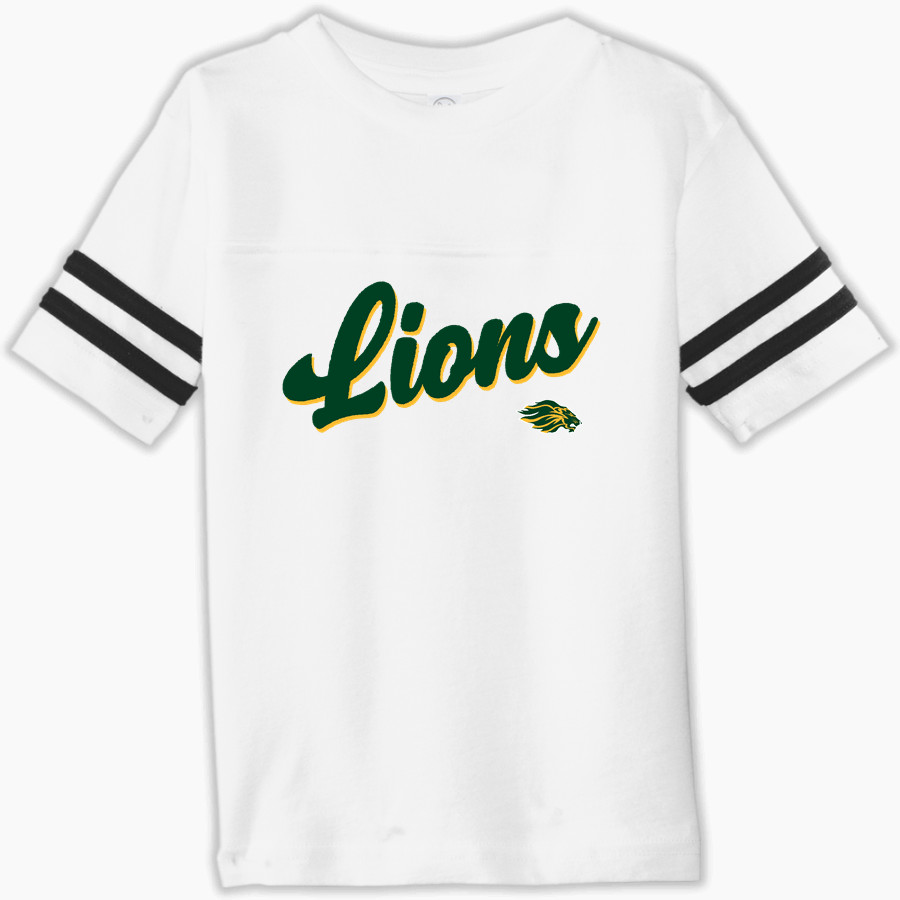 BORAH HIGH SCHOOL LIONS Rabbit Skins Toddler Football Fine Jersey T-Shirt
