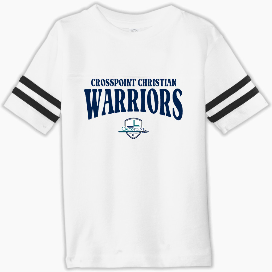 Crosspoint Christian Warriors Rabbit Skins Toddler Football Fine Jersey T-Shirt