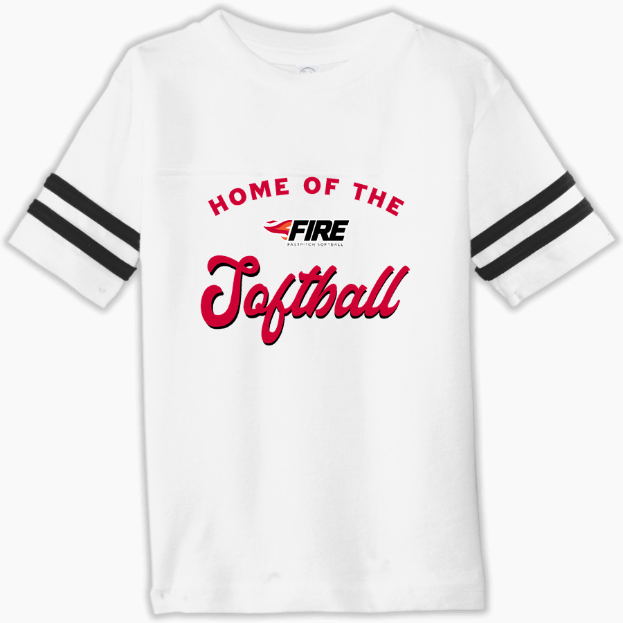 Fire Fastpitch Softball Rabbit Skins Toddler Football Fine Jersey T-Shirt