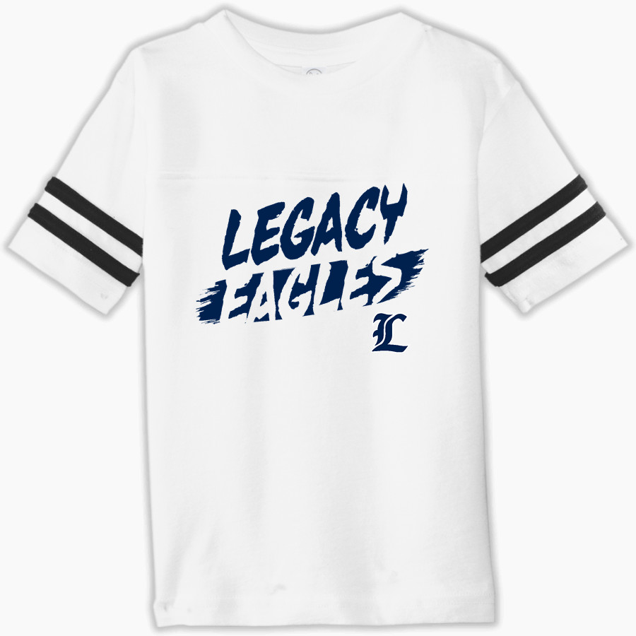 Legacy Eagles Rabbit Skins Toddler Football Fine Jersey T-Shirt