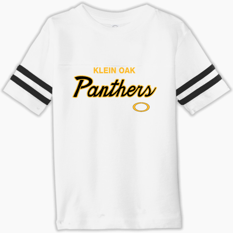 KLEIN OAK HIGH SCHOOL PANTHERS Rabbit Skins Toddler Football Fine Jersey T-Shirt