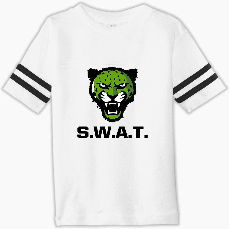 S.W.A.T. Educational Academy Rabbit Skins Toddler Football Fine Jersey T-Shirt
