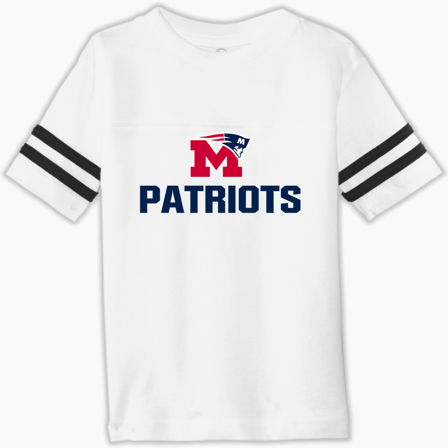 Marion Patriots Rabbit Skins Toddler Football Fine Jersey T-Shirt