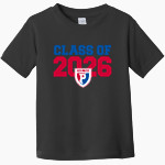 Plainfield Quakers <span class="pdp-name-mascot">Plainfield Quakers</span> Rabbit Skins Toddler Fine Jersey T-Shirt Front Thumbnail
