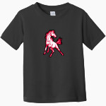 FRONTIER HIGH SCHOOL MUSTANGS Rabbit Skins Toddler Fine Jersey T-Shirt Front Thumbnail