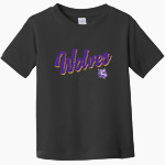 CUT BANK HIGH SCHOOL WOLVES Rabbit Skins Toddler Fine Jersey T-Shirt Front Thumbnail