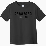 CRAWFORD HIGH SCHOOL PIRATES <span class="pdp-name-mascot">CRAWFORD PIRATES</span> Rabbit Skins Toddler Fine Jersey T-Shirt Front Thumbnail
