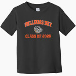 Williams Bay Bulldogs Rabbit Skins Toddler Fine Jersey T-Shirt Front Thumbnail