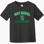 WEST MONONA HIGH SCHOOL SPARTANS Rabbit Skins Toddler Fine Jersey T-Shirt Front Thumbnail