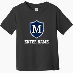 Maryville Christian Rabbit Skins Toddler Fine Jersey T-Shirt Front Thumbnail