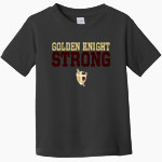 St. FRANCIS HIGH SCHOOL GOLDEN KNIGHTS <span class="pdp-name-mascot">SAINT FRANCIS GOLDEN KNIGHTS</span> Rabbit Skins Toddler Fine Jersey T-Shirt Front Thumbnail