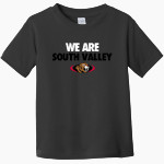 South Valley Sabercats <span class="pdp-name-mascot">South Valley Sabercats</span> Rabbit Skins Toddler Fine Jersey T-Shirt Front Thumbnail